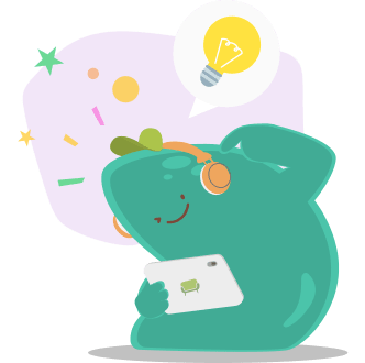 Blobby lernt am Tablet